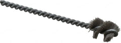 Osborn - 0.765" Diam Helical Nylon Tube Brush - 1" Brush Length, 5" OAL, 0.228" Diam Shank - Benchmark Tooling