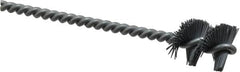 Osborn - 0.89" Diam Helical Nylon Tube Brush - 1" Brush Length, 5" OAL, 0.228" Diam Shank - Benchmark Tooling