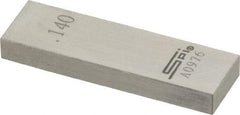 SPI - 0.14" Rectangular Steel Gage Block - Accuracy Grade 0, Includes NIST Traceability Certification - Benchmark Tooling