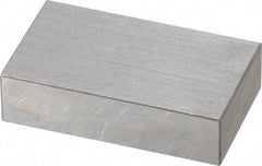 SPI - 0.8" Rectangular Steel Gage Block - Accuracy Grade 0, Includes NIST Traceability Certification - Benchmark Tooling