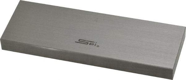 SPI - 4" Rectangular Steel Gage Block - Accuracy Grade 0, Includes NIST Traceability Certification - Benchmark Tooling