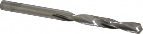 SGS - 17/64" 118° Solid Carbide Jobber Drill - Bright Finish, Right Hand Cut, Spiral Flute, Straight Shank, 3-1/2" OAL, Faceted Point - Benchmark Tooling