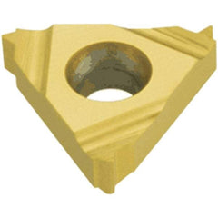 Iscar - 27ER External Right Hand 4 API Laydown Threading Insert - Grade IC908, TiAlN Coated Carbide, 15.88mm Inscribed Circle - Benchmark Tooling