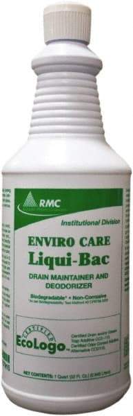 Rochester Midland Corporation - 1 Qt Liquid Drain Cleaner - Floral Scent, Bottle - Benchmark Tooling