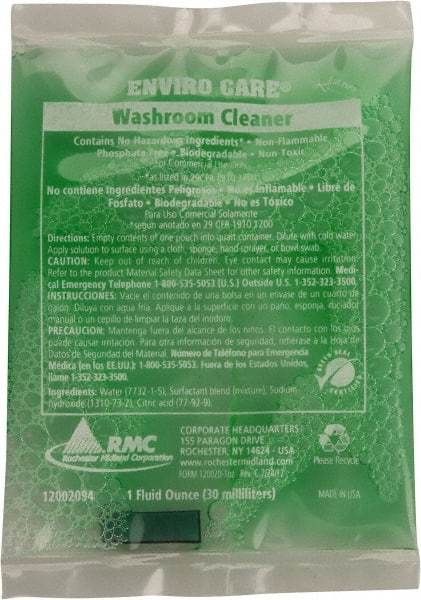 Rochester Midland Corporation - 1 oz Packet Liquid Bathroom Cleaner - Unscented Scent, General Purpose Cleaner - Benchmark Tooling