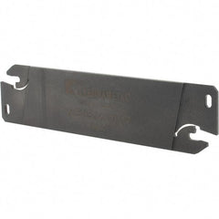 Kennametal - 1.0236" Blade Height, 0.0709" Blade Width, 4.3307" OAL, Neutral Cut, Double End Indexable Cut-Off Blade - 17mm Max Depth of Cut, A2BNSN Blade, A2 Cut-Off Series - Benchmark Tooling