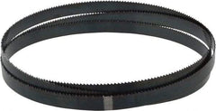 Starrett - 10 TPI, 5' 4-1/2" Long x 1/2" Wide x 0.025" Thick, Welded Band Saw Blade - Carbon Steel, Toothed Edge, Raker Tooth Set, Flexible Back, Contour Cutting - Benchmark Tooling