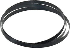 Starrett - 14 TPI, 5' 4-1/2" Long x 1/2" Wide x 0.025" Thick, Welded Band Saw Blade - Carbon Steel, Toothed Edge, Raker Tooth Set, Flexible Back, Contour Cutting - Benchmark Tooling