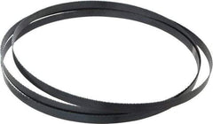 Starrett - 14 TPI, 7' 9-1/2" Long x 1/2" Wide x 0.025" Thick, Welded Band Saw Blade - Carbon Steel, Toothed Edge, Raker Tooth Set, Flexible Back, Contour Cutting - Benchmark Tooling
