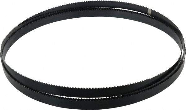 Starrett - 6 TPI, 10' 5" Long x 3/4" Wide x 0.032" Thick, Welded Band Saw Blade - Carbon Steel, Toothed Edge, Raker Tooth Set, Flexible Back, Contour Cutting - Benchmark Tooling