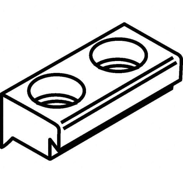 Kennametal - Series Powrcut, CGS Clamp for Indexables - Neutral Cut, Compatible with MS-1595 Clamp Screws - Benchmark Tooling