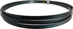 Starrett - 8 TPI, 10' 10-1/2" Long x 3/4" Wide x 0.032" Thick, Welded Band Saw Blade - Carbon Steel, Toothed Edge, Raker Tooth Set, Flexible Back, Contour Cutting - Benchmark Tooling