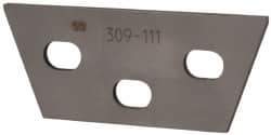 Kennametal - 1/8" Insert Width, Cutoff & Grooving Support Blade for Indexables - 1-1/2" Max Depth of Cut, 1/8" Blade Width - Benchmark Tooling