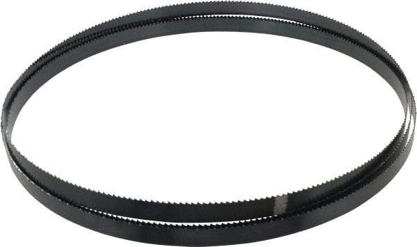 Starrett - 6 TPI, 11' 6" Long x 3/4" Wide x 0.032" Thick, Welded Band Saw Blade - Carbon Steel, Toothed Edge, Raker Tooth Set, Flexible Back, Contour Cutting - Benchmark Tooling