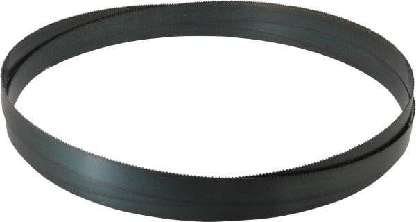 Starrett - 10 TPI, 11' 6" Long x 1" Wide x 0.035" Thick, Welded Band Saw Blade - Carbon Steel, Toothed Edge, Raker Tooth Set, Flexible Back, Contour Cutting - Benchmark Tooling