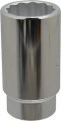 Proto - 1-5/16", 1/2" Drive, Deep Hand Socket - 12 Points, 3-1/2" OAL, Chrome Finish - Benchmark Tooling