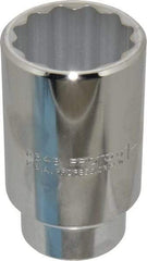 Proto - 3/8" Drive, Deep Hand Socket - 6 Points, 1-3/32" OAL, Chrome Finish - Benchmark Tooling