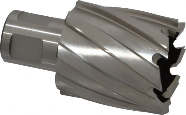 Hougen - 1-3/8" Diam x 1" Deep High Speed Steel Annular Cutter - Benchmark Tooling