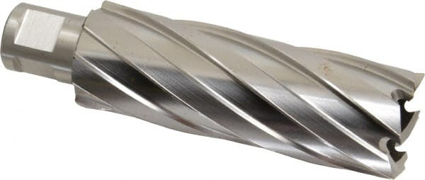 Hougen - 1-3/16" Diam x 3" Deep High Speed Steel Annular Cutter - Benchmark Tooling