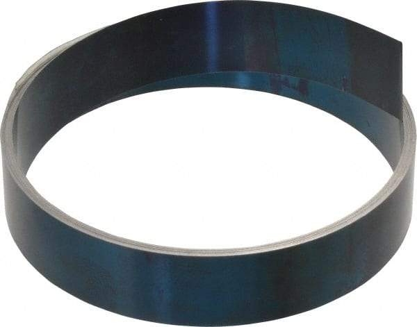 Value Collection - 0.005 Inch Thick x 3/4 Inch Wide x 17 Ft. Long, Spring Steel Coil - 1095 Blue Tempered Steel - Benchmark Tooling