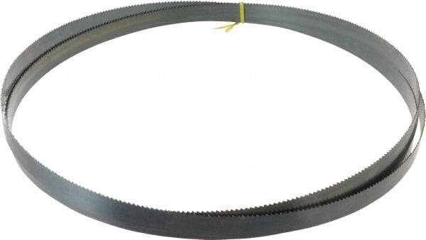 Starrett - 6 TPI, 14' Long x 1" Wide x 0.035" Thick, Welded Band Saw Blade - Carbon Steel, Toothed Edge, Raker Tooth Set, Flexible Back, Contour Cutting - Benchmark Tooling