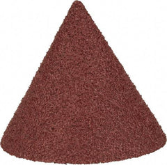 Superior Abrasives - 1-1/2" Diam 60 Grit 60° Included Angle Cone Center Lap - Aluminum Oxide, Medium Grade, Lock Nut Mount - Benchmark Tooling