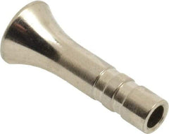 Norgren - Nickel Plated Brass Push-to-Connect Tube Stem Plug - 260 Max psi, Plug-In Connection - Benchmark Tooling
