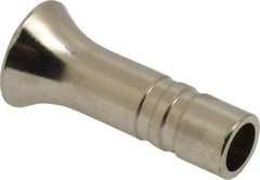 Norgren - Nickel Plated Brass Push-to-Connect Tube Stem Plug - 260 Max psi, Plug-In Connection - Benchmark Tooling