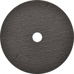 Norton - 3" 36 Grit Aluminum Oxide Cutoff Wheel - 1/16" Thick, 3/8" Arbor, 25,465 Max RPM, Use with Die Grinders - Benchmark Tooling
