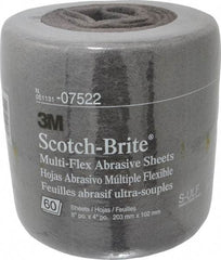 3M - 20' Long Nonwoven Roll - Very Fine Grade, Gray, Silicon Carbide - Benchmark Tooling