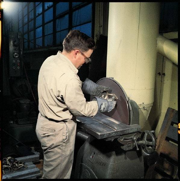 3M - 8" Diam, Aluminum Oxide Hook & Loop Disc - Medium Grade, Coated, Series LC-DH - Benchmark Tooling