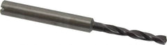 Guhring - 3.6mm 140° Solid Carbide Jobber Drill - FIREX Finish, Right Hand Cut, Spiral Flute, Straight Shank, 66mm OAL, SU Point - Benchmark Tooling