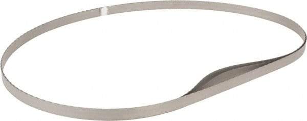 M.K. MORSE - 3' 8-7/8" Long x 0.02" Thick, 24 Teeth per Inch, Portable Band Saw Blade - Bi-Metal Blade, High Speed Steel Teeth, Toothed Edge - Benchmark Tooling