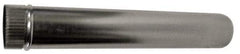 Made in USA - 6" ID, Galvanized Round Pipe - 60" Long, Standard Gage - Benchmark Tooling