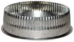 Made in USA - 8" ID Galvanized Duct Tee Cover with Crimp - Standard Gage, 30 Piece - Benchmark Tooling