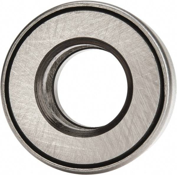 INA Bearing - 5/8" Inside x 1.344" Outside Diam, 5/8" Thick, Steel Ball Thrust Bearing - 6,700 Lbs. Static Capacity, 4,100 Max Pressure x Velocity - Benchmark Tooling