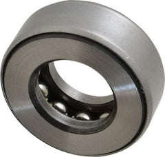 INA Bearing - 1" Inside x 1.969" Outside Diam, 3/4" Thick, Steel Ball Thrust Bearing - 15,100 Lbs. Static Capacity, 8,500 Max Pressure x Velocity - Benchmark Tooling