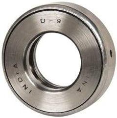 INA Bearing - 1" Inside x 1.969" Outside Diam, 5/8" Thick, Steel Ball Thrust Bearing - 13,100 Lbs. Static Capacity, 6,700 Max Pressure x Velocity - Benchmark Tooling