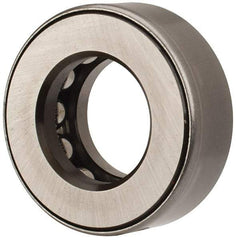 INA Bearing - 1-1/16" Inside x 1.969" Outside Diam, 3/4" Thick, Steel Ball Thrust Bearing - 15,100 Lbs. Static Capacity, 8,500 Max Pressure x Velocity - Benchmark Tooling