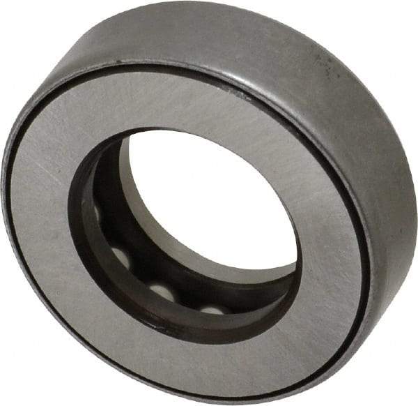 INA Bearing - 1-1/16" Inside x 1.969" Outside Diam, 5/8" Thick, Steel Ball Thrust Bearing - 13,100 Lbs. Static Capacity, 6,700 Max Pressure x Velocity - Benchmark Tooling