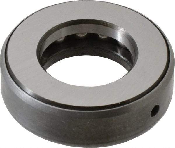 INA Bearing - 1-1/8" Inside x 2-3/32" Outside Diam, 5/8" Thick, Steel Ball Thrust Bearing - 14,000 Lbs. Static Capacity, 6,900 Max Pressure x Velocity - Benchmark Tooling