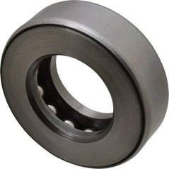 INA Bearing - 1-1/4" Inside x 2-11/32" Outside Diam, 3/4" Thick, Steel Ball Thrust Bearing - 18,800 Lbs. Static Capacity, 9,300 Max Pressure x Velocity - Benchmark Tooling