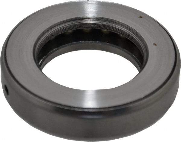 INA Bearing - 1-1/2" Inside x 2-19/32" Outside Diam, 5/8" Thick, Steel Ball Thrust Bearing - 18,300 Lbs. Static Capacity, 7,700 Max Pressure x Velocity - Benchmark Tooling
