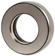 INA Bearing - 1-5/8" Inside x 2.969" Outside Diam, 13/16" Thick, Steel Ball Thrust Bearing - 25,000 Lbs. Static Capacity, 10,300 Max Pressure x Velocity - Benchmark Tooling