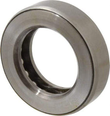 INA Bearing - 2" Inside x 3-11/32" Outside Diam, 7/8" Thick, Steel Ball Thrust Bearing - 32,500 Lbs. Static Capacity, 13,400 Max Pressure x Velocity - Benchmark Tooling