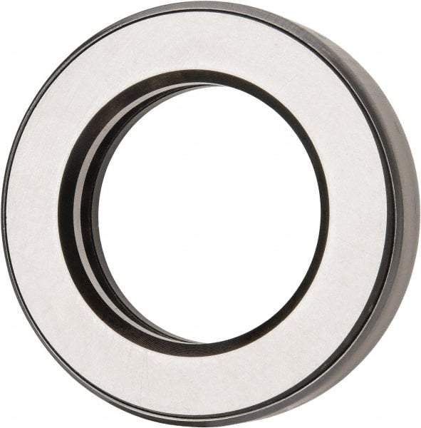 INA Bearing - 2-3/16" Inside x 3-19/32" Outside Diam, 13/16" Thick, Steel Ball Thrust Bearing - 30,000 Lbs. Static Capacity, 11,100 Max Pressure x Velocity - Benchmark Tooling