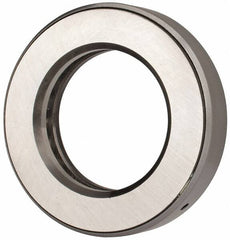 INA Bearing - 2-1/4" Inside x 3-23/32" Outside Diam, 13/16" Thick, Steel Ball Thrust Bearing - 31,500 Lbs. Static Capacity, 11,200 Max Pressure x Velocity - Benchmark Tooling