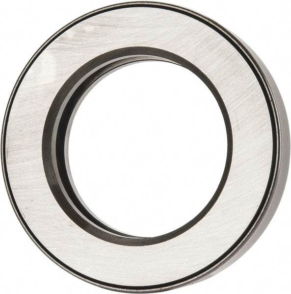 INA Bearing - 2-3/8" Inside x 3-27/32" Outside Diam, 13/16" Thick, Steel Ball Thrust Bearing - 32,500 Lbs. Static Capacity, 11,500 Max Pressure x Velocity - Benchmark Tooling