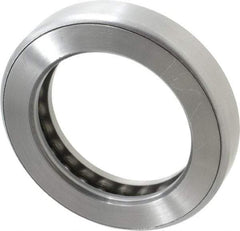 INA Bearing - 3-1/2" Inside x 5-7/32" Outside Diam, 1" Thick, Steel Ball Thrust Bearing - 60,000 Lbs. Static Capacity, 19,200 Max Pressure x Velocity - Benchmark Tooling