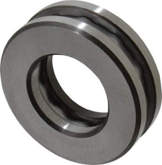 INA Bearing - 1-1/16" Inside x 1.969" Outside Diam, 5/8" Thick, Steel Ball Thrust Bearing - 6,700 Lbs. Static Capacity, 3,650 Max Pressure x Velocity - Benchmark Tooling